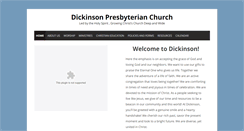 Desktop Screenshot of dickinsonchurch.org